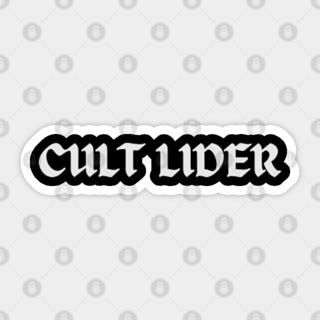 Cult Leader Gothic - Cool Goth Sticker by Celestial Mystery